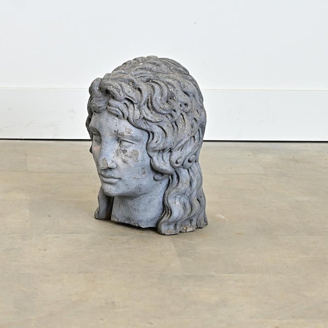 English English 20th Century Stone Bust of Alexander the Great For Sale - Image 3 of 8