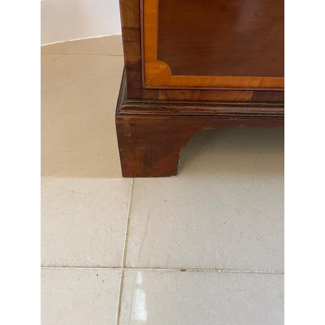 George III Mahogany Inlaid Bureau Bookcase, 1800s For Sale - Image 14 of 15