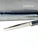 This sleek Lerche Solingen letter opener features a highly polished stainless-steel blade paired with a smooth black...