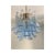 Glass Blue Selle Murano Glass Chandelier from Simoeng For Sale - Image 7 of 14