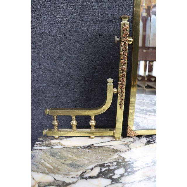 Art Nouveau Mid 20th Century French Art Nouveau Vanity Table For Sale - Image 3 of 14