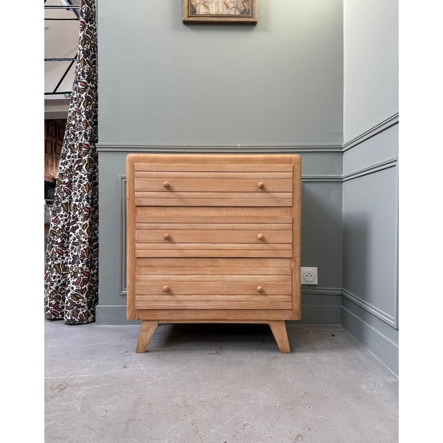 Vintage Beechwood Chest of Drawers, 1950s For Sale - Image 9 of 13
