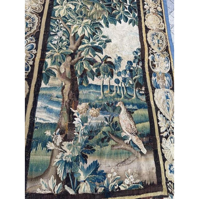 Antique Aubusson Tapestry, 1700s For Sale - Image 13 of 18