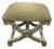 French Empire Style Carved X-Form Footstool For Sale