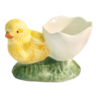 Pair of Bordallo Pinheiro Egg Holders For Sale
