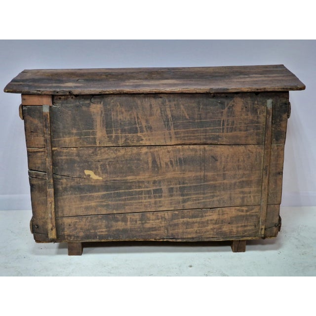Wood Mid-19th Century Sardinian Chest in Chestnut Wood For Sale - Image 7 of 11