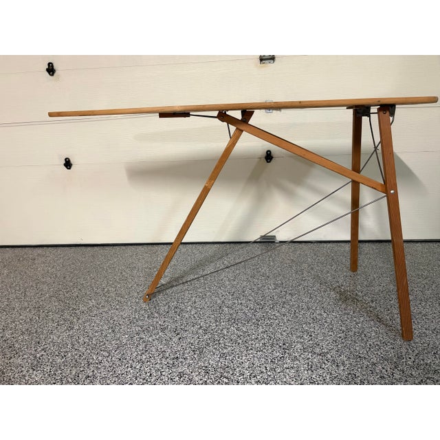 Farmhouse Early 20th Century Vintage Farmhouse Style Folding Wood Ironing Board For Sale - Image 3 of 5