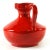 1960s Large Italian Red Glazed Ceramic Vase, 1960s For Sale - Image 5 of 8