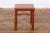 Chinese 1900s Qing Dynasty Red Lacquer Stool or Table with Humpback Stretchers For Sale - Image 4 of 13