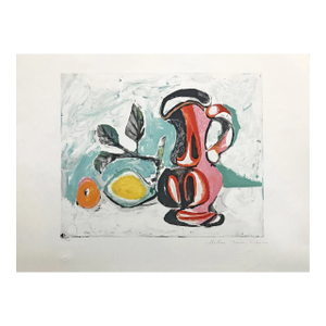 "Nature Morte Au Pichet Rose" Reproduction Print
