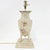 This exquisite vintage table lamp showcases an urn-shaped silhouette adorned with a finely detailed hand-painted...