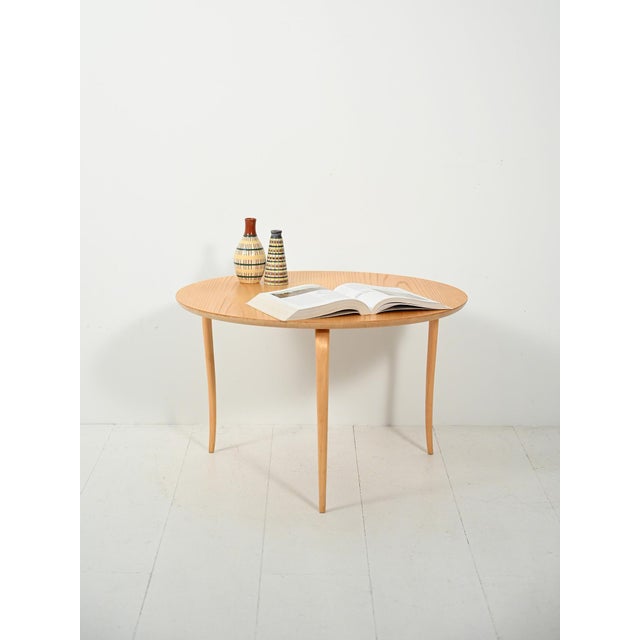 Oak coffee table designed by Bruno Mathsson with original hallmark, 1966. Original coffee table designed by Bruno...