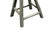 Wood Rustic Bold Distressed Light Sage Green 4 Legs Wood Stool Side Table Stand For Sale - Image 7 of 15