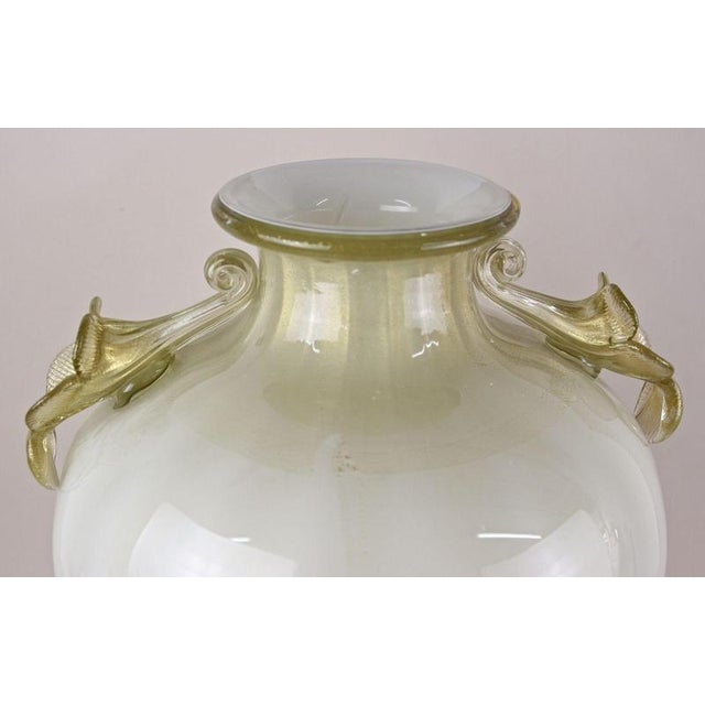 Glass Murano Amphora Vase attributed to Gabbiani Venice, Italy, 2000s For Sale - Image 7 of 18