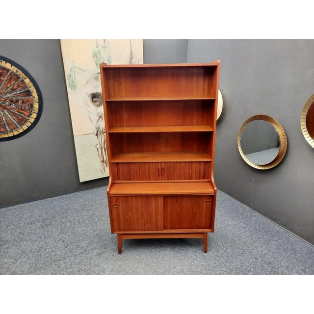 Danish Teak Office Secretary, 1960s For Sale - Image 4 of 17