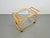 Vintage Trolley in Rattan, Bentwood and Leather, Italy, 1970s For Sale - Image 11 of 14
