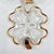 Transparent Mid 20th Century Mid-Century Modern Jeannette Glass Four-Leaf Clover Shamrock Gold Trim Serving Set - 5 Pieces For Sale - Image 8 of 11