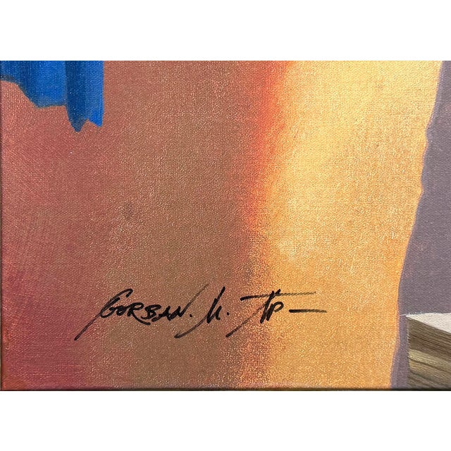 Giclee on canvas. Hand signed on front and verso by Michael Gorban. Hand numbered I/XXV on verso. Canvas is stretched....