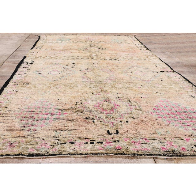 Vintage Boujad Moroccan Rug, 05'09 X 11'10 For Sale - Image 9 of 10