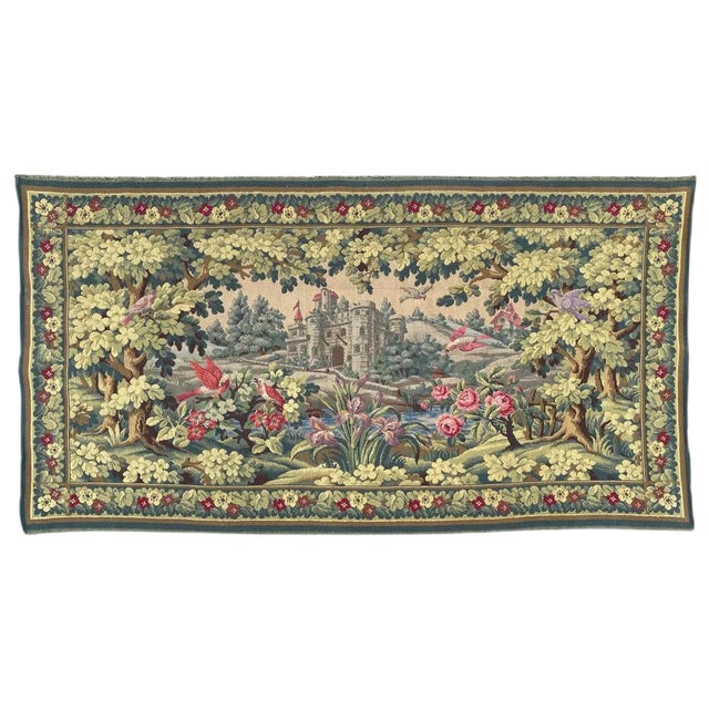 Aubusson Style French Tapestry For Sale