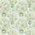 Zoffany Romey's Garden Fabric in Sea Green For Sale