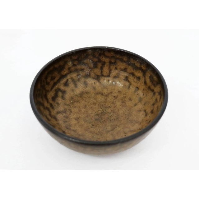 Glazed Ceramic bowl, stamped on underside Holland.