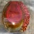 1960s Mandruzzato Mid-Century Modern Red and Yellow Sommerso Murano Glass Vase For Sale - Image 6 of 7