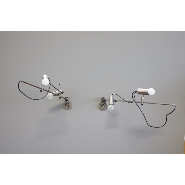 Model 1144 Wall Lamps by Tito Agnoli for O-Luce, 1950s, Set of 2 For Sale - Image 15 of 15