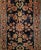 Textile Early 1900s Persian Lilian Runner, Handwoven Allover Floral Design, Navy & Red, 3’ X 7’ For Sale - Image 7 of 12