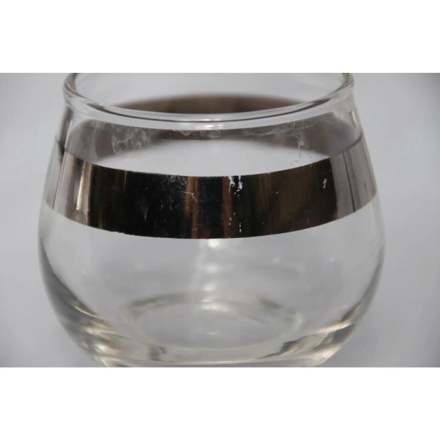 Mid-Century Dorothy Thorpe Creamer and Glasses-Set of 4 For Sale In New Orleans - Image 6 of 9