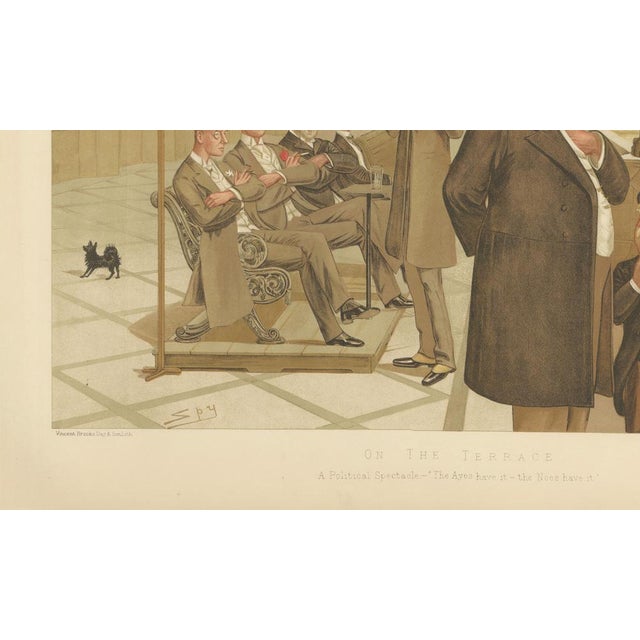 Sir Leslie Ward / Spy, Vanity Fair Political Caricature, Westminster Terrace Scene, 1893, Print For Sale - Image 6 of 11