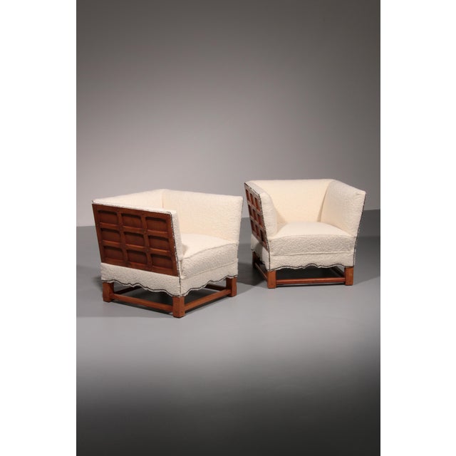 Set of Spanish Armchairs by Elias Barup for Gärsnäs, Sweden, 1930s For Sale - Image 9 of 13