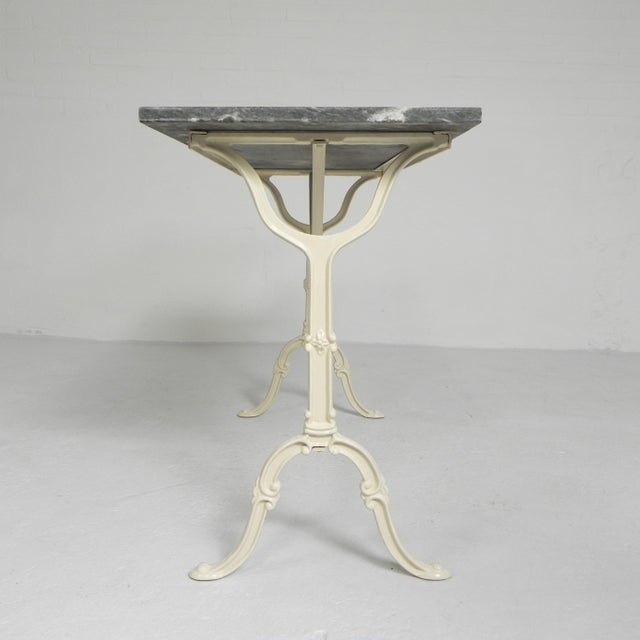 Beige Garden Table with Marble Top, 1950s For Sale - Image 8 of 18