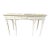 Maitland-Smith Lacquered White Console Table For Sale