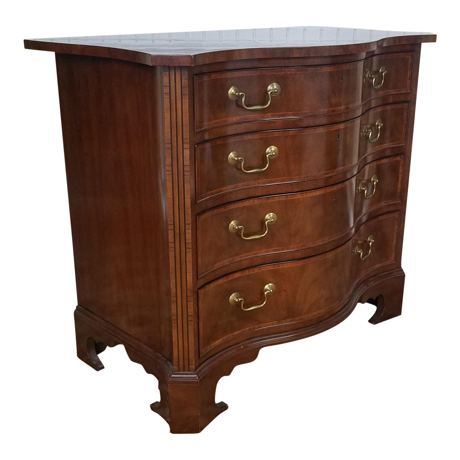 Baker Furniture Stately Homes English III Mahogany 4 Drawer