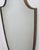 Mid-Century Italian Wall Mirror with Brass Frame and Beading, 1960s For Sale - Image 11 of 16
