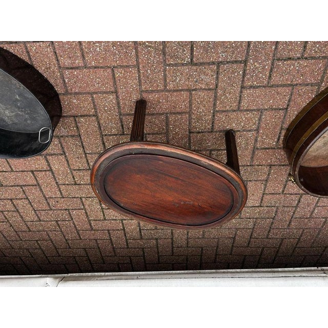 Georgian Mahogany Brass Banded Wine Cooler on Stand For Sale - Image 11 of 13