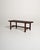 Bench with slatted top and frame with reinforced crosspieces. Made in Italy, 1970s. Made in Italy in the 1970s, this...