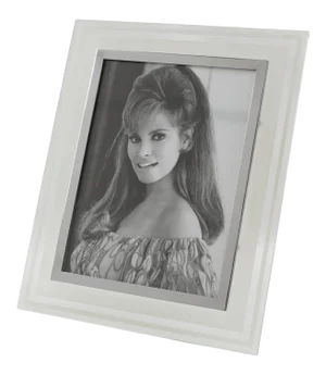 French 1940s Frosted Glass Picture Frame