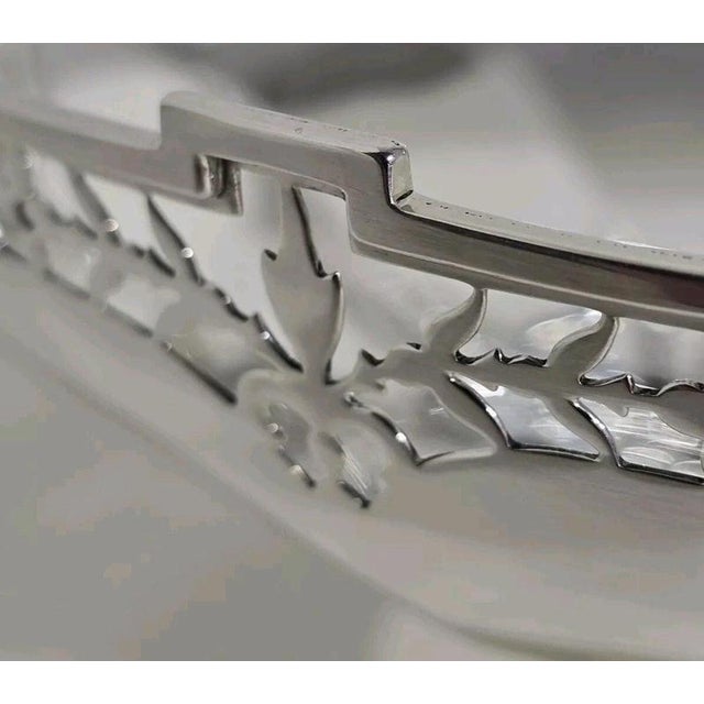 Antique Art Deco Sterling Silver Compotier from Adie Brothers, Birmingham, 1927 For Sale - Image 13 of 17