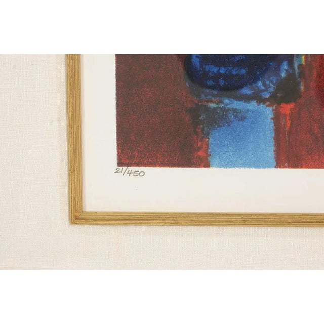 Emile Bellet (French, 1941-2022) Original Limited Edition Lithograph Signed #'D Finely Framed For Sale - Image 4 of 7