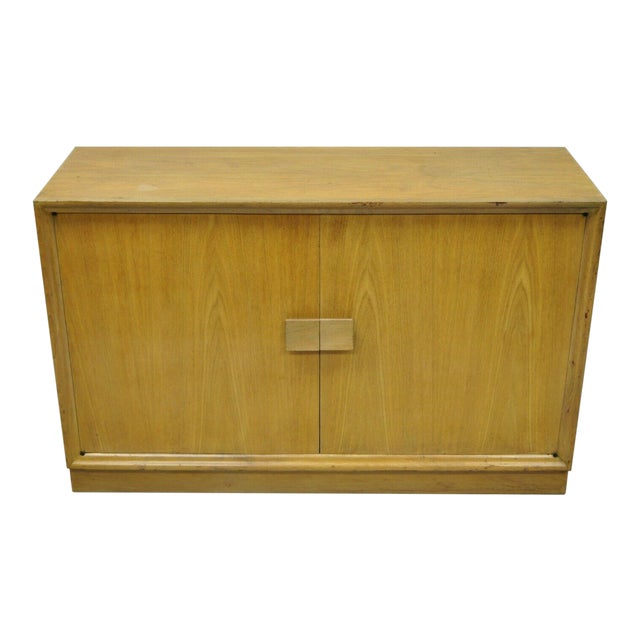 Vintage 48 Mid Century Modern Art Deco Mahogany 2 Door Storage Cabinet Credenza Chairish