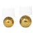 Karl Springer Orb Brass Large and Small Table Lamps For Sale