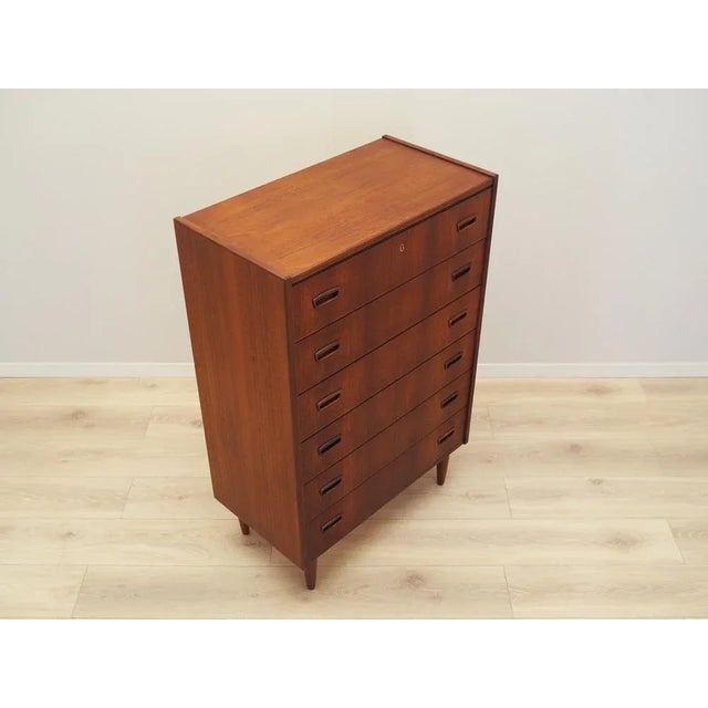 Vintage Danish Teak Chest of Drawers, 1970s For Sale - Image 6 of 12