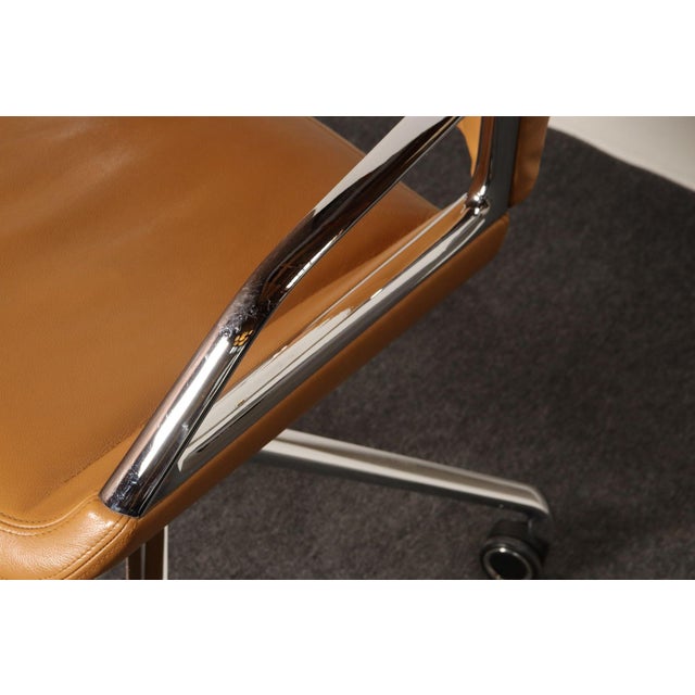German Leather and Chrome Desk / Conference Chair by Jehs + Laub for Wilkhahn For Sale - Image 13 of 18