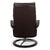Set of Aura Leather Recliner and Ottoman from Stressless For Sale - Image 16 of 18