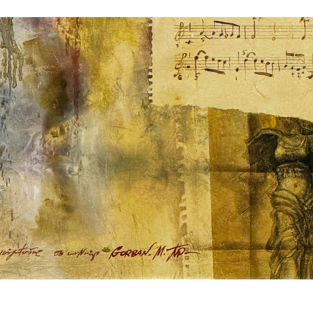 Giclee on canvas. Hand signed on front and verso by Michael Gorban. Hand numbered 32/150 on verso. Canvas is stretched....