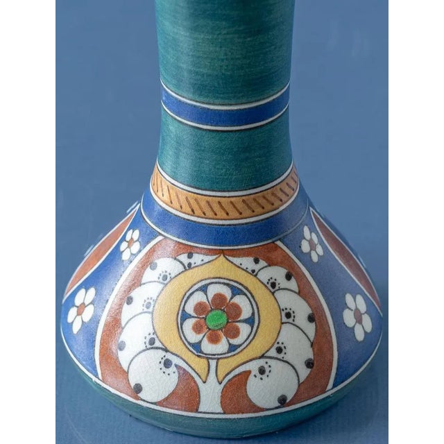 Dutch Art Deco Ceramic Table Lamps from Arnhemsche Fayencefabriek, 1910s, Set of 2 For Sale - Image 5 of 12
