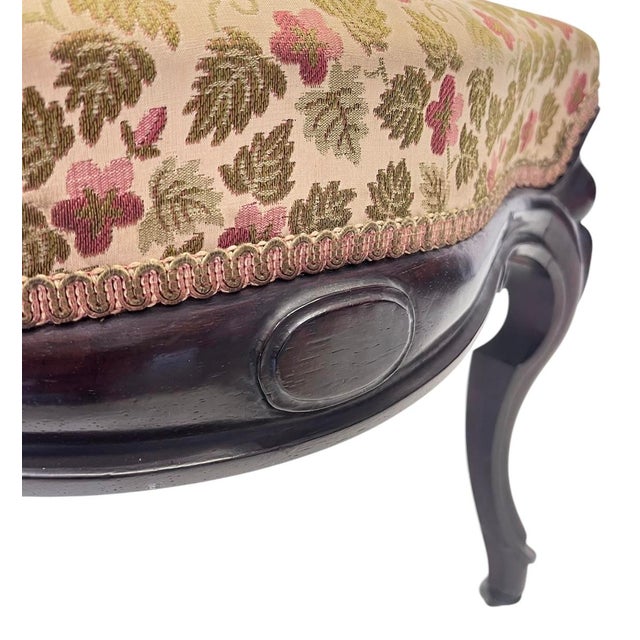 Mid 19th Century Antique American Ballon-Back Rosewood Chairs. Set of 4 For Sale - Image 11 of 14