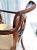 Brown Antique American Armchair For Sale - Image 8 of 10